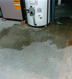 water heater leak